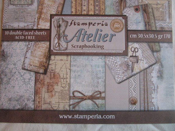 Scrapbooking Papier Set Atelier Stamperia