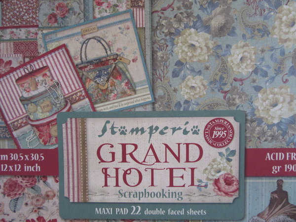 Scrapbooking Papier Block Grand Hotel Stamperia