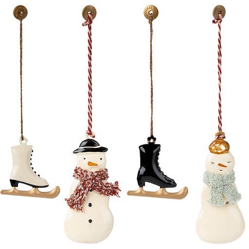 Maileg Metall Ornament Set - Winter Wonderland